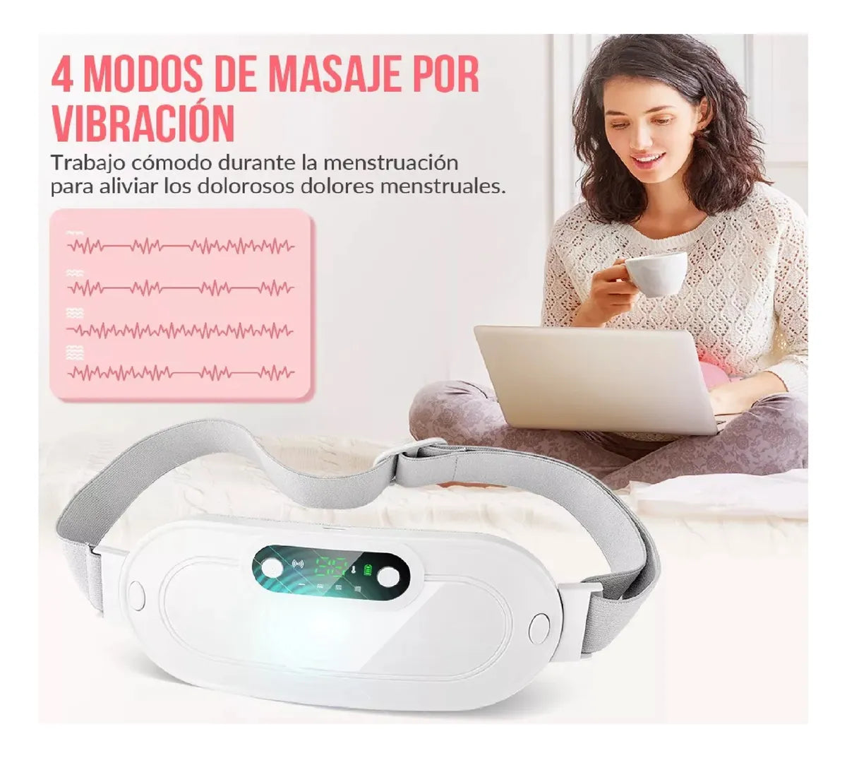 Guatero calentador menstrual eléctrico