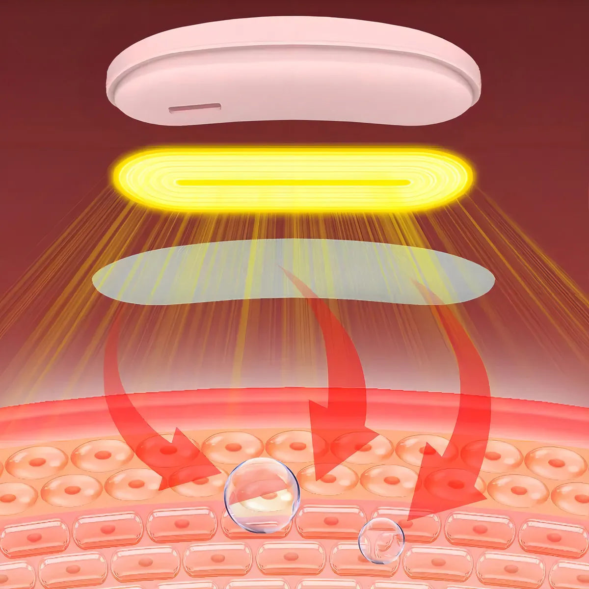 Guatero calentador menstrual eléctrico