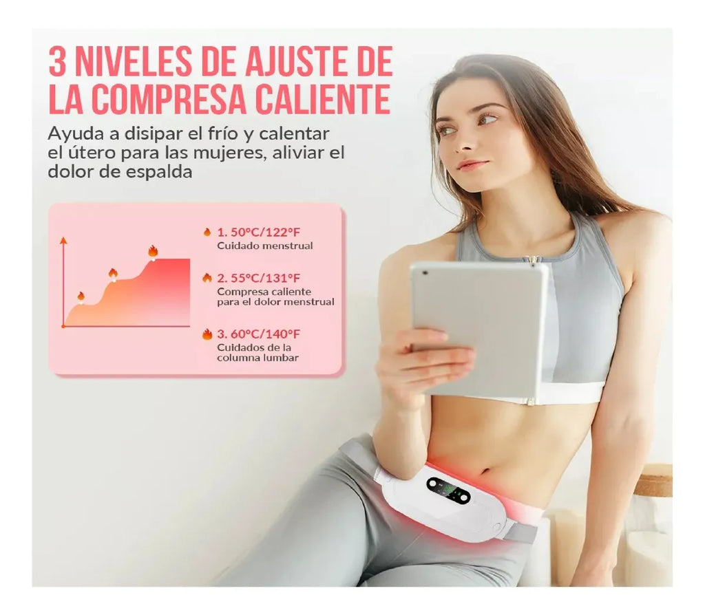 Guatero calentador menstrual eléctrico